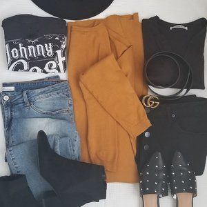 Buttery Soft Mustard Cardigan with Pockets